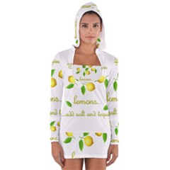 When Life Gives You Lemons Long Sleeve Hooded T-shirt by Valentinaart