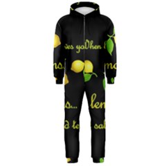 When Life Gives You Lemons Hooded Jumpsuit (men)  by Valentinaart