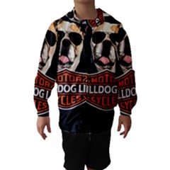 Bulldog biker Hooded Wind Breaker (Kids)