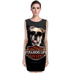 Bulldog biker Classic Sleeveless Midi Dress