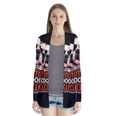 Bulldog Biker Drape Collar Cardigan by Valentinaart