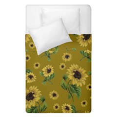 Sunflowers Pattern Duvet Cover Double Side (single Size) by Valentinaart