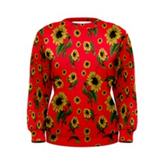 Sunflowers Pattern Women s Sweatshirt