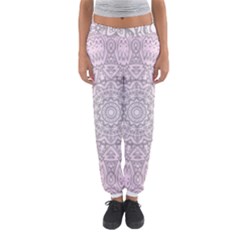 Pink Mandala Art  Women s Jogger Sweatpants by paulaoliveiradesign