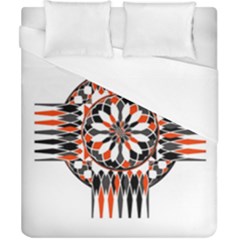 Geometric Celtic Cross Duvet Cover (california King Size) by linceazul