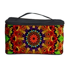 Fractal Mandala Abstract Pattern Cosmetic Storage Case by paulaoliveiradesign