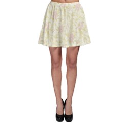 Floral Paper Pink Girly Pattern Skater Skirt by paulaoliveiradesign