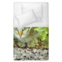 Hidden Domestic Cat With Alert Expression Duvet Cover (Single Size) View1