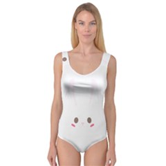 Rabbit Cute Animal White Princess Tank Leotard 