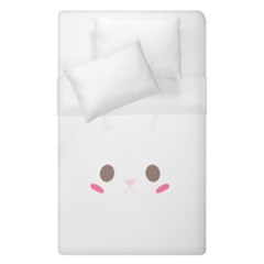 Rabbit Cute Animal White Duvet Cover (Single Size)