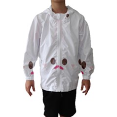 Rabbit Cute Animal White Hooded Wind Breaker (Kids)