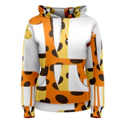 Giraffe Africa Safari Wildlife Women s Pullover Hoodie by Nexatart