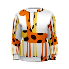 Giraffe Africa Safari Wildlife Women s Sweatshirt by Nexatart