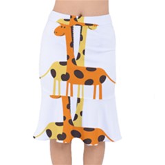 Giraffe Africa Safari Wildlife Mermaid Skirt by Nexatart