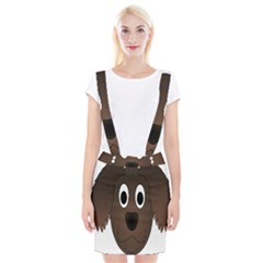 Dog Pup Animal Canine Brown Pet Braces Suspender Skirt by Nexatart