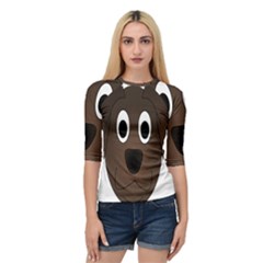 Dog Pup Animal Canine Brown Pet Quarter Sleeve Raglan Tee