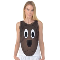 Dog Pup Animal Canine Brown Pet Women s Basketball Tank Top by Nexatart