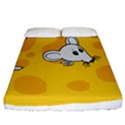 Rat Mouse Cheese Animal Mammal Fitted Sheet (California King Size) View1