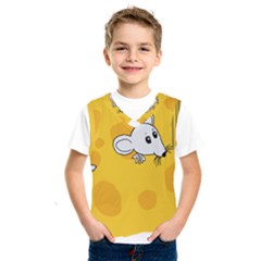 Rat Mouse Cheese Animal Mammal Kids  Sportswear by Nexatart