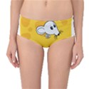 Rat Mouse Cheese Animal Mammal Mid-Waist Bikini Bottoms View1