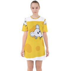 Rat Mouse Cheese Animal Mammal Mini Dress