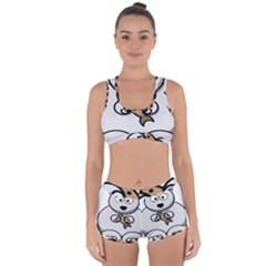 Bear Polar Bear Arctic Fish Mammal Racerback Boyleg Bikini Set by Nexatart