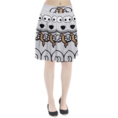 Bear Polar Bear Arctic Fish Mammal Pleated Skirt by Nexatart