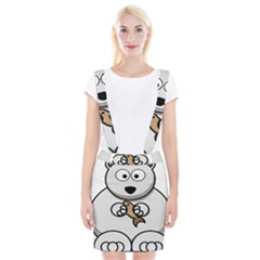 Bear Polar Bear Arctic Fish Mammal Braces Suspender Skirt by Nexatart