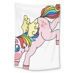 Unicorn Arociris Raimbow Magic Large Tapestry by Nexatart