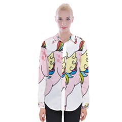 Unicorn Arociris Raimbow Magic Womens Long Sleeve Shirt