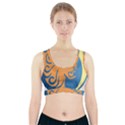 Lion Zodiac Sign Zodiac Moon Star Sports Bra With Pocket View1