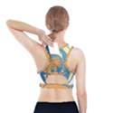 Lion Zodiac Sign Zodiac Moon Star Sports Bra With Pocket View2