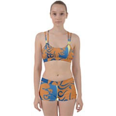 Lion Zodiac Sign Zodiac Moon Star Women s Sports Set