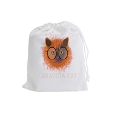 Cat Smart Design Pet Cute Animal Drawstring Pouches (large) 