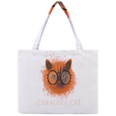 Cat Smart Design Pet Cute Animal Mini Tote Bag by Nexatart