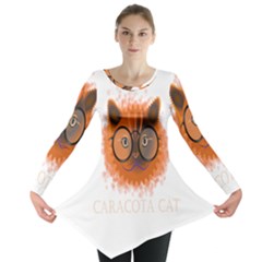 Cat Smart Design Pet Cute Animal Long Sleeve Tunic  by Nexatart