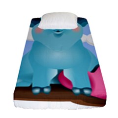 Pig Animal Love Fitted Sheet (single Size)