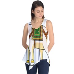 Elephant Indian Animal Design Sleeveless Tunic by Nexatart