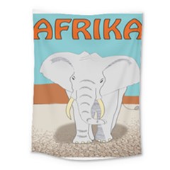 Africa Elephant Animals Animal Medium Tapestry by Nexatart