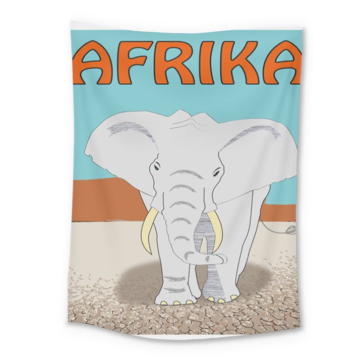 Africa Elephant Animals Animal Medium Tapestry