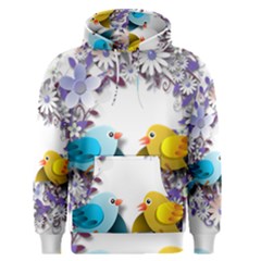 Flowers Floral Flowery Spring Men s Pullover Hoodie by Nexatart