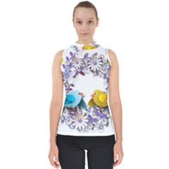 Flowers Floral Flowery Spring Shell Top