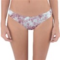 Pink Colored Flowers Reversible Hipster Bikini Bottoms View3