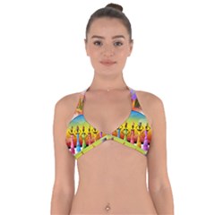 African American Women Halter Neck Bikini Top by AlteredStates