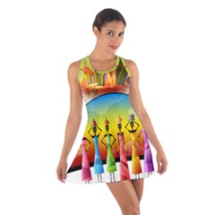 African American Women Cotton Racerback Dress