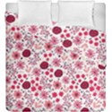 Red floral seamless pattern Duvet Cover Double Side (King Size) View2