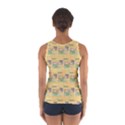 Hand drawn ethinc pattern background Sport Tank Top  View2