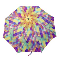 Colorful Abstract Background Folding Umbrellas by TastefulDesigns