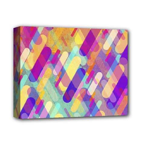 Colorful Abstract Background Deluxe Canvas 14  X 11  by TastefulDesigns