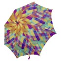 Colorful abstract background Hook Handle Umbrellas (Small) View2